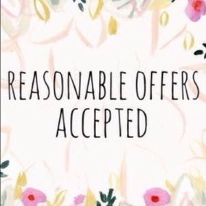 Make me an offer 💓 I’m happy to negotiate